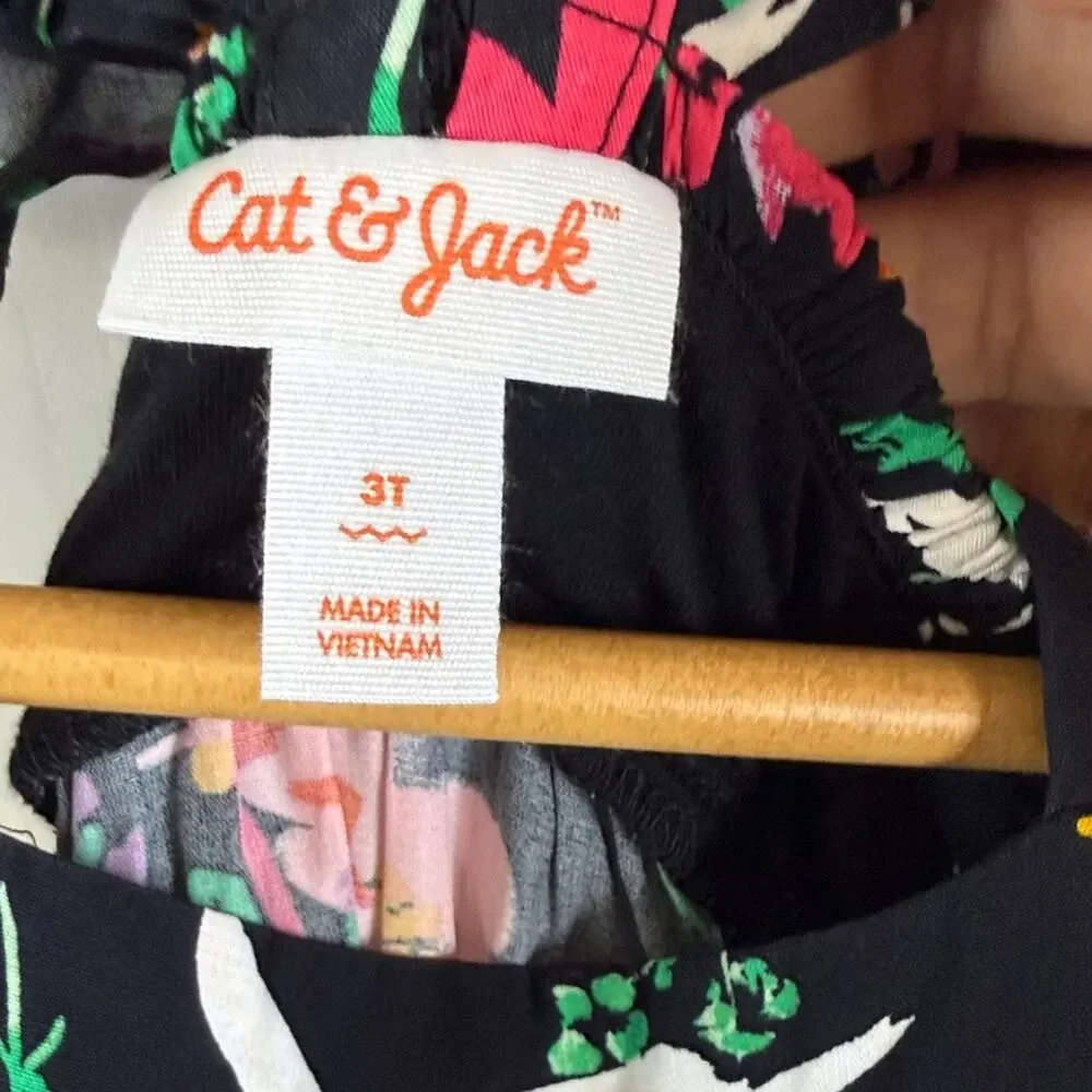 Cat & Jack Girls Floral Maxi Dress size 3T